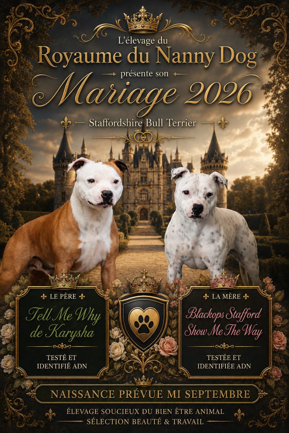 Chiot Staffordshire Bull Terrier Royaume Du Nanny Dog